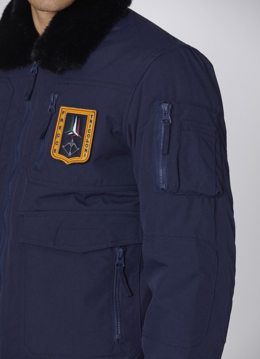 мужская куртка pilot  из италии вид сбоку