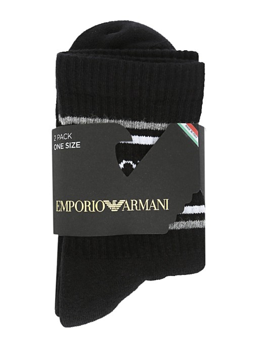 носки женские 2-pack short socks  от бренда emporio armani underwear вид слева