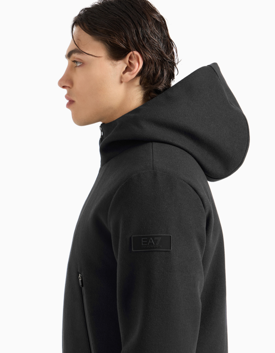 пальто мужское еа7  из италии вид сбоку