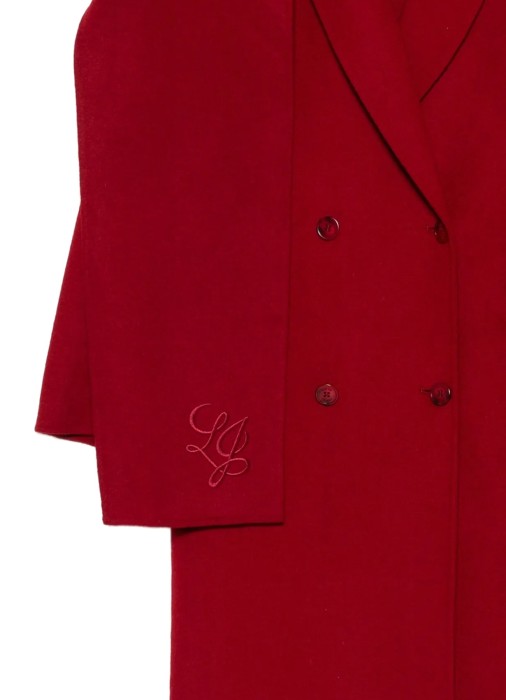 пальто в комплекте с шарфом женское lusso discreto  из шерсти спереди