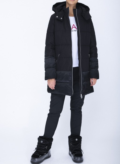 пальто женское caban coat  из проверенных материалов спереди