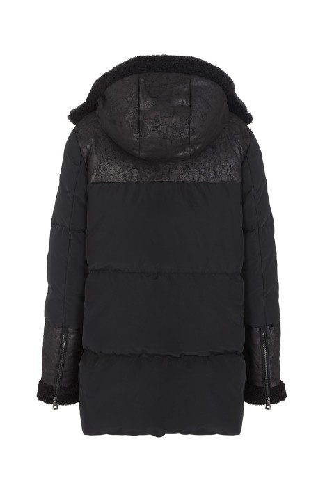 пальто женское caban coat  от бренда ea7 emporio armani вид слева