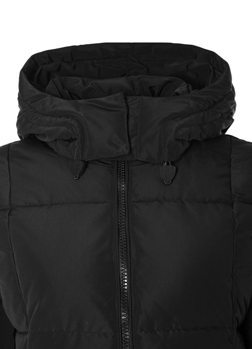 пальто женское еа7 emporio armani из полиэстера спереди