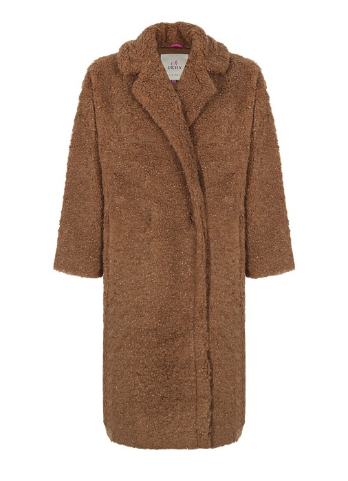 пальто женское lurex teddy coat  D93551 фотография