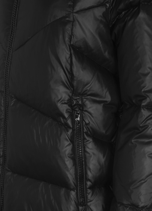 пальто женское midi-lenght  из пуха спереди