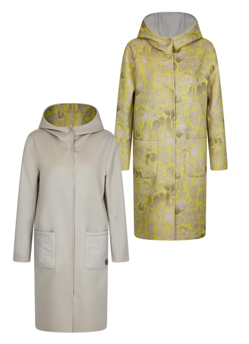 пальто женское ronja m.k.  из австрии вид сбоку