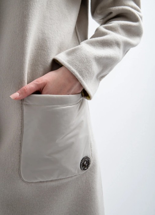 пальто женское ronja m.k.  повседневного стиля с лицевой стороны