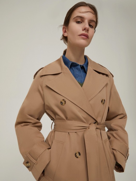 плащ женский dedalo penny black из италии вид сбоку