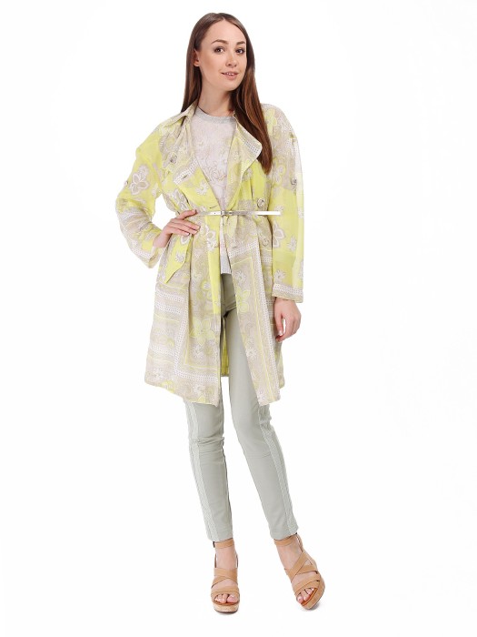 плащ женский из полупрозрачной ткани voyage  от бренда sportalm вид слева