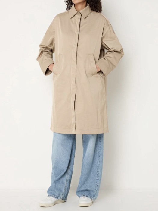 плащ женский maida  универсального стиля с лицевой стороны