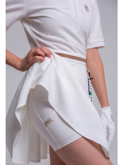 платье-поло женское  из хлопка спереди