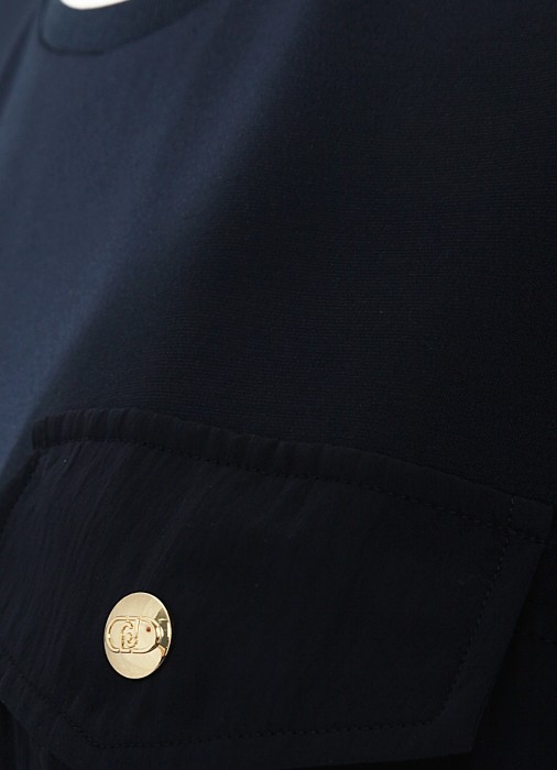 платье женское abito jersey tess navetta  из италии вид сбоку