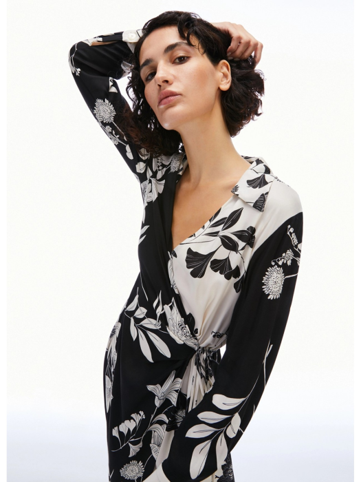 платье женское alga penny black из италии вид сбоку