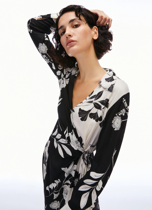 платье женское alga penny black из италии вид сбоку