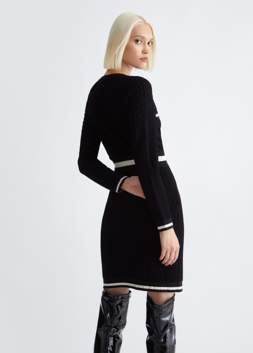 платье женское eco-friendly  из италии вид сбоку