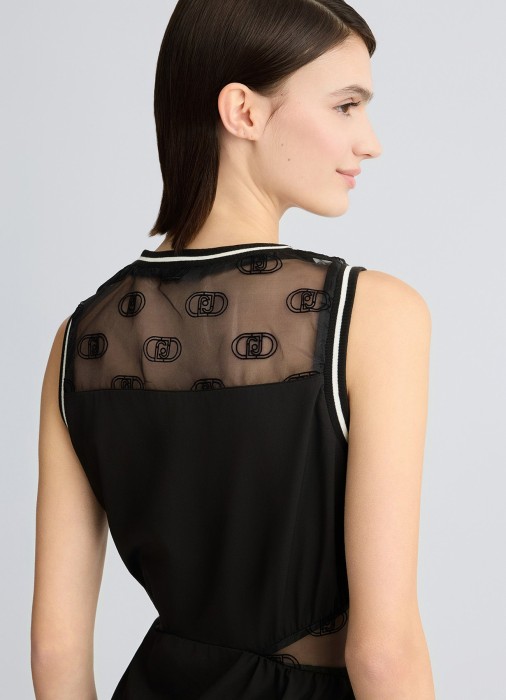 платье женское ecs abito ts.nav t.unita  из италии вид сбоку