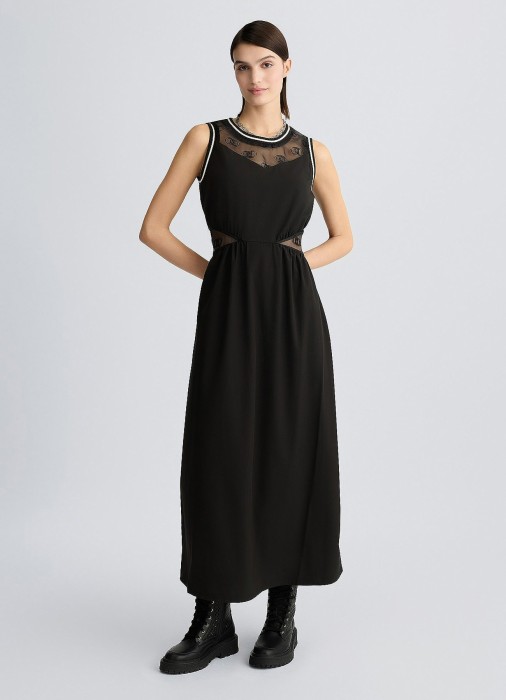 платье женское ecs abito ts.nav t.unita  из проверенных материалов спереди