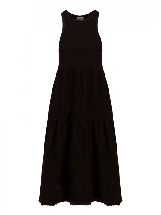 платье женское linen gauze dress  из хлопка спереди