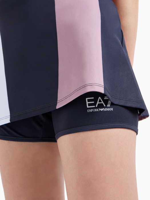 платье женское tennis pro в комплекте с шортами ea7 из италии вид сбоку