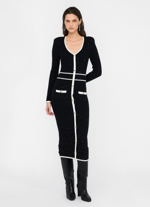 платье женское  из полиэстера спереди