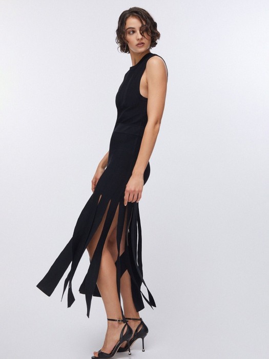 платье женское  из вискозы спереди