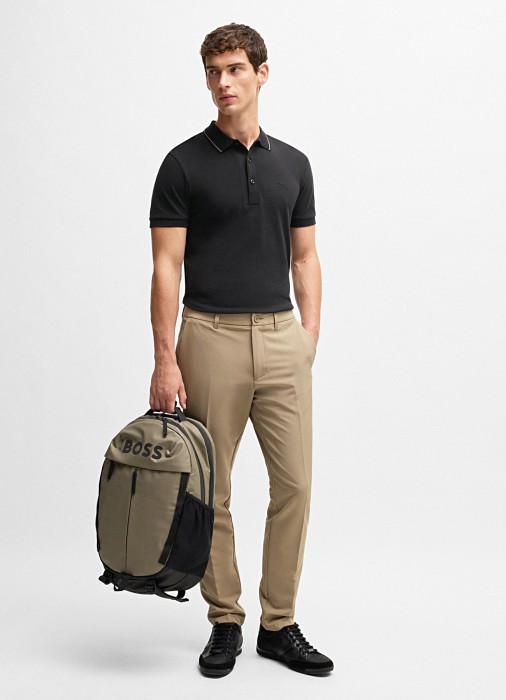 поло мужское paule 4  от бренда boss вид слева