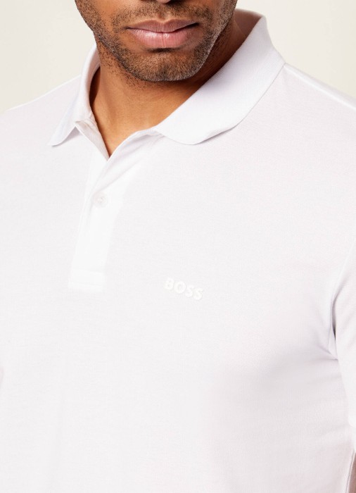 поло мужское pio 1  от бренда boss вид слева