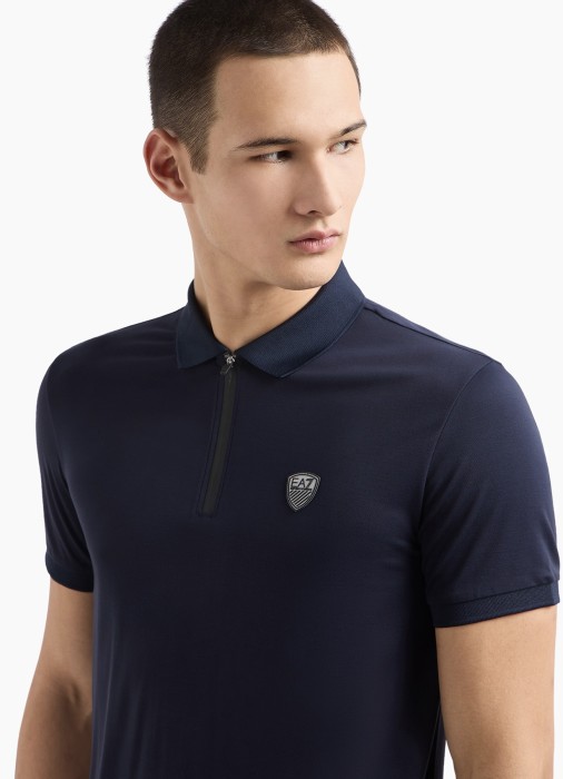 поло мужское polo shirt ea7 от бренда ea7 emporio armani вид слева