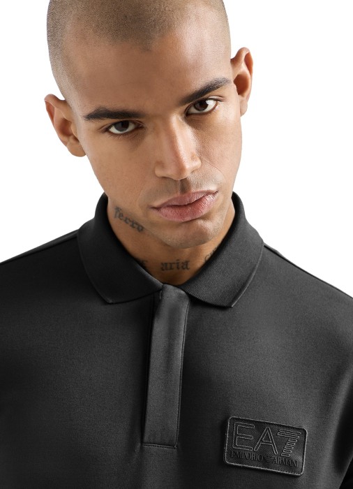 поло мужское ea7 от бренда ea7 emporio armani вид слева
