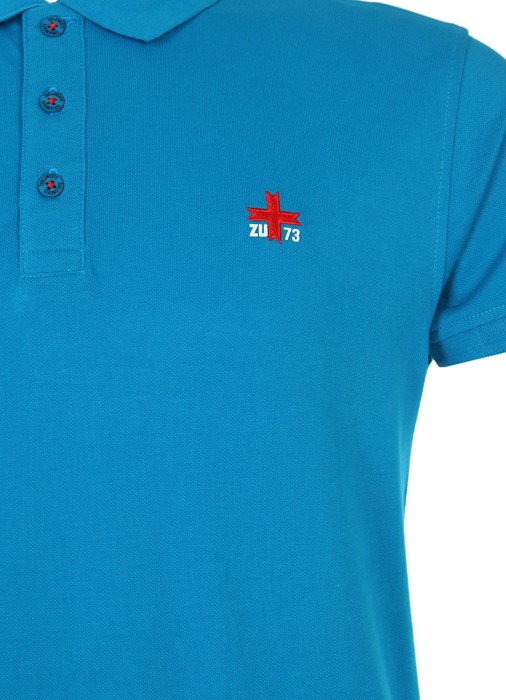 поло мужское  от бренда zu+elements вид слева