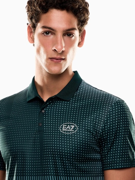 поло мужское  из италии вид сбоку