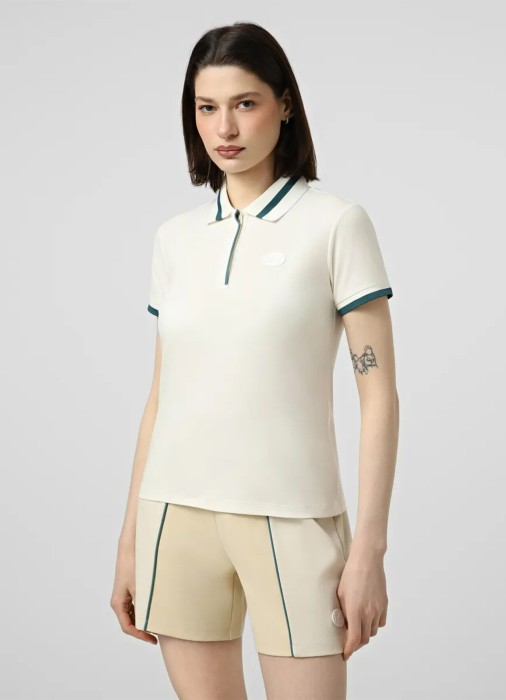 поло женское ea7 от бренда ea7 emporio armani вид слева