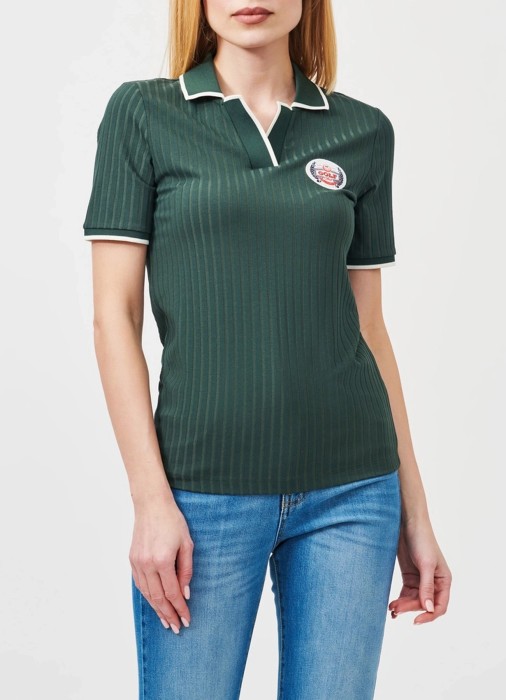 поло женское  из вискозы спереди