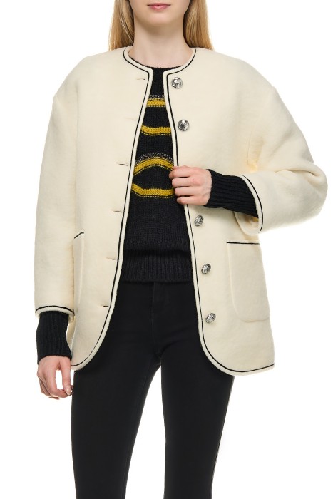 полушерстяной жакет женский giacca lana cotta  по цене 40400 руб вид справа