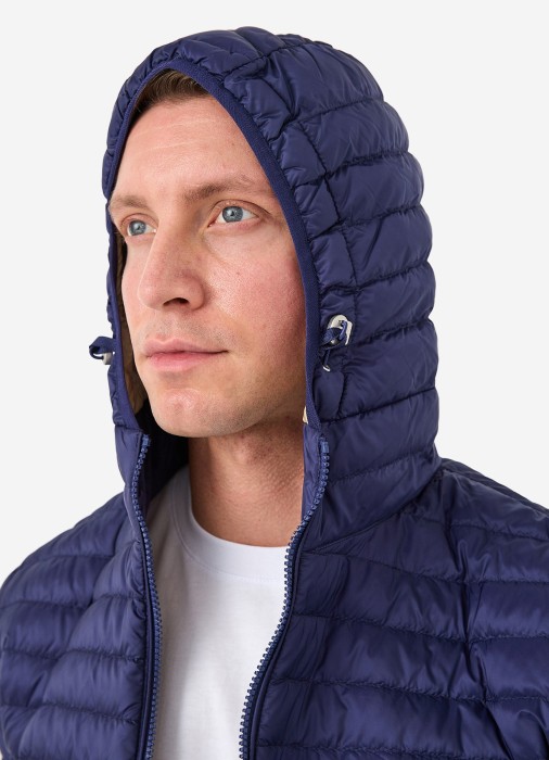 пуховик мужской larry  из пуха спереди