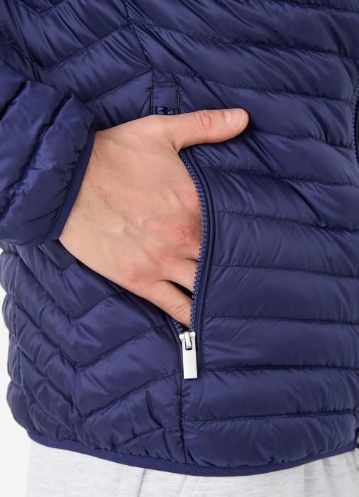 пуховик мужской larry  повседневного стиля с лицевой стороны