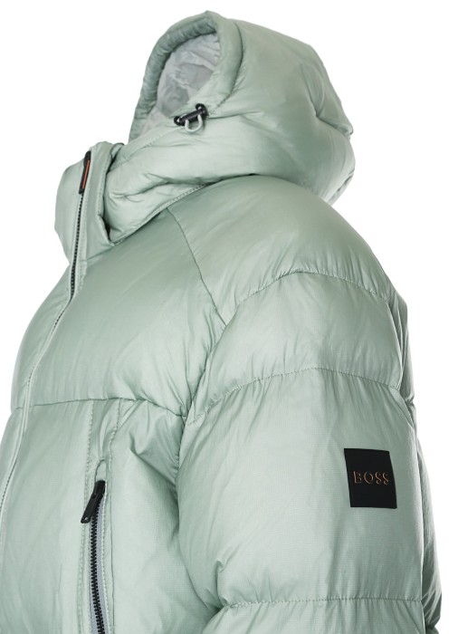 пуховик мужской orbok  из полиэстера спереди