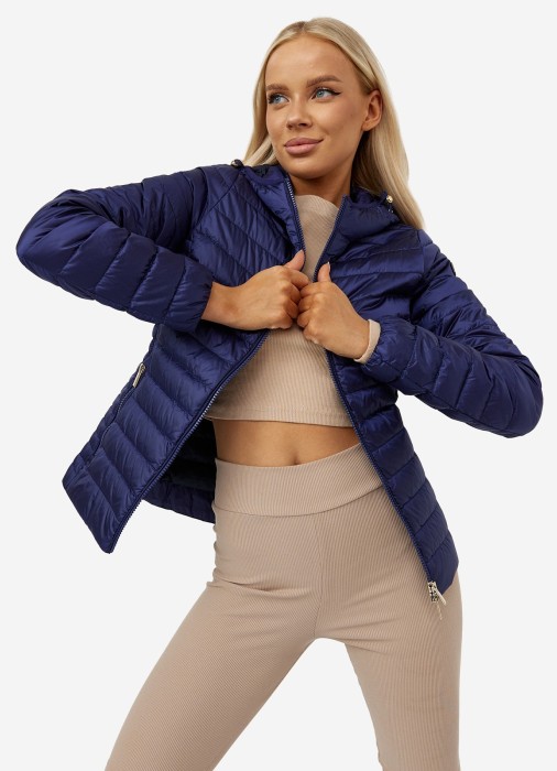 пуховик женский carrie  из пуха спереди