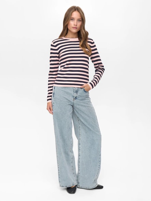 пуловер женский stripy  из америки вид сбоку