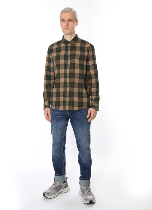 рубашка bari мужская  от бренда blend вид слева