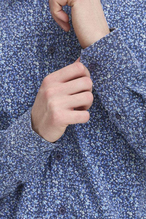 рубашка мужская  aaron  из хлопка спереди