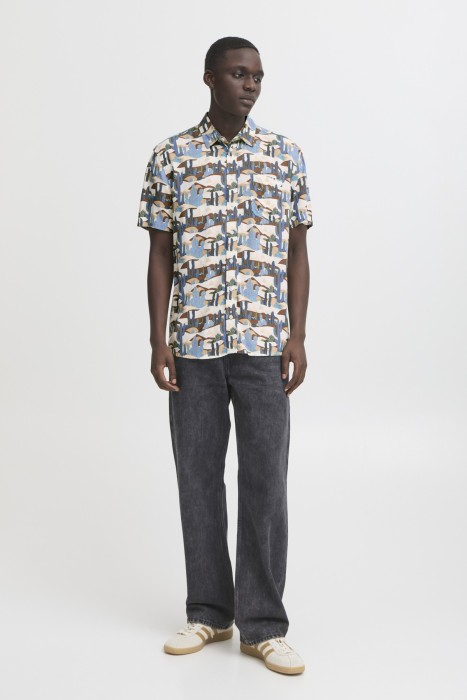 рубашка мужская bawi  от бренда blend вид слева