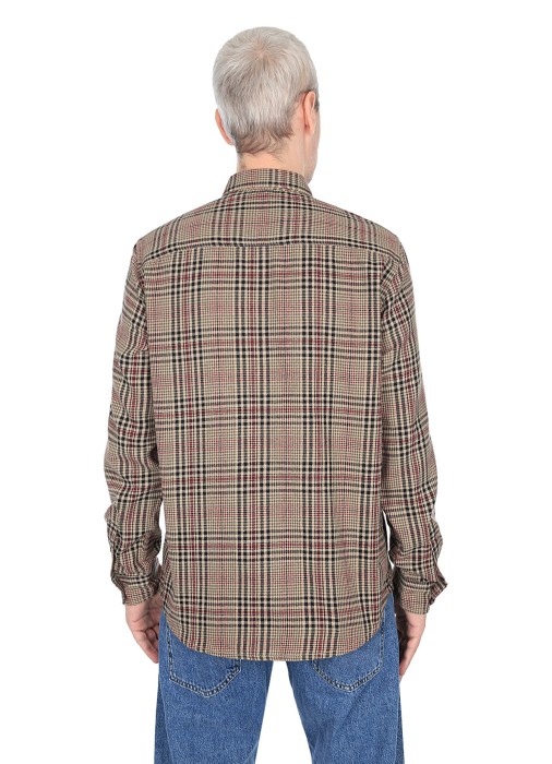 рубашка мужская celle  универсального стиля с лицевой стороны