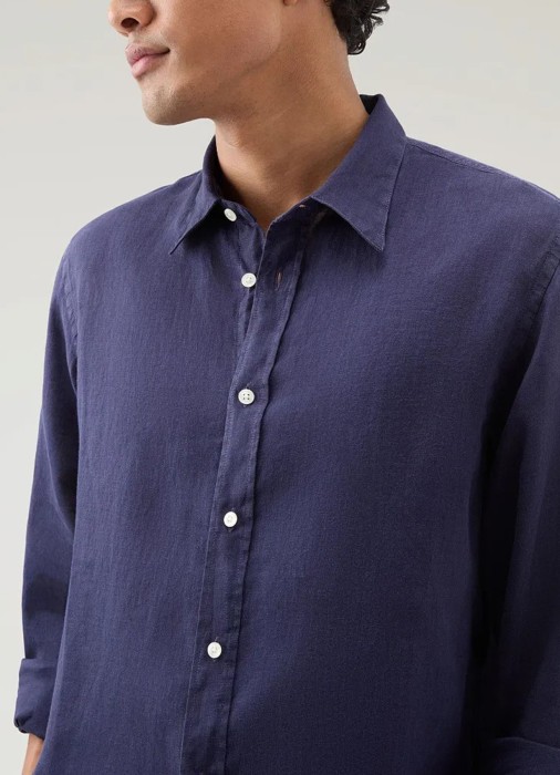 рубашка мужская linen shirt  CFWOSI0113MRUT3372 фотография