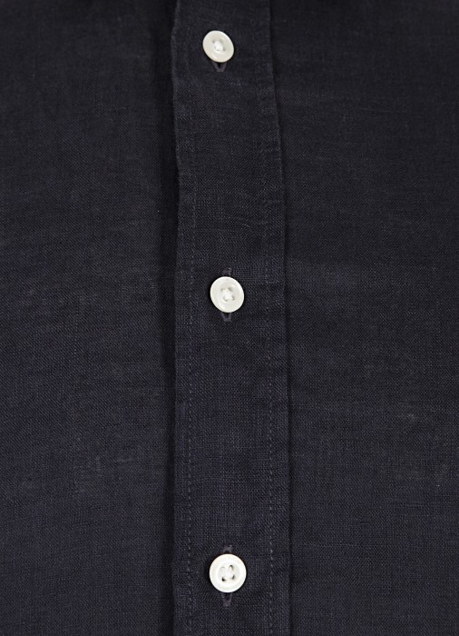 рубашка мужская linen shirt  из америки вид сбоку