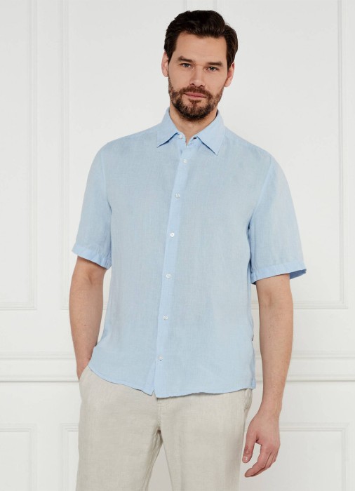 рубашка мужская rash_2_m  от бренда boss вид слева