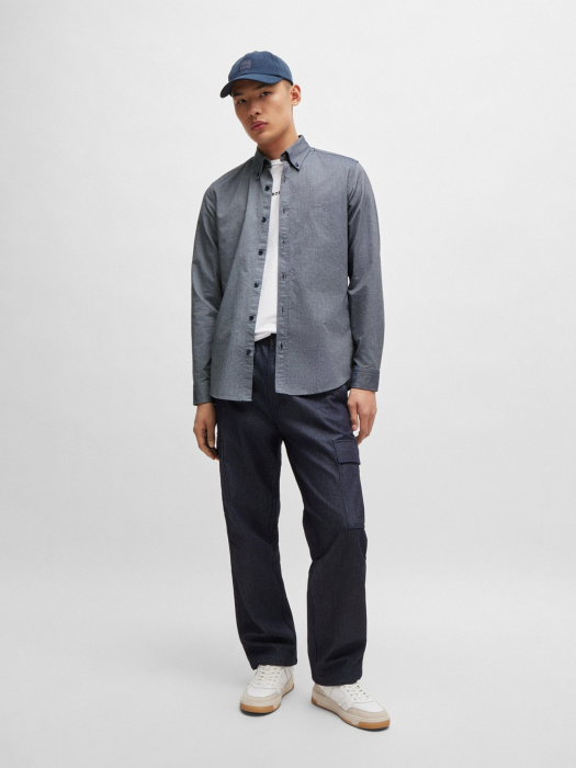 рубашка мужская rickert_m  от бренда boss вид слева