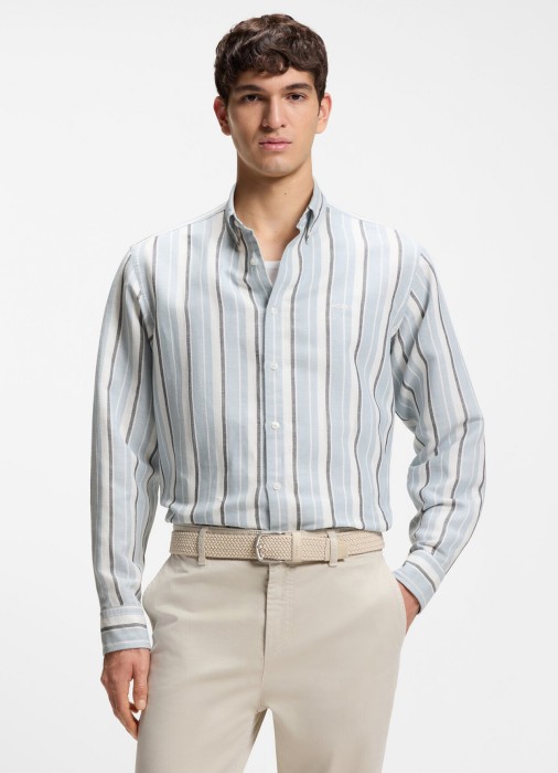 рубашка мужская ricoplus_m  от бренда boss вид слева