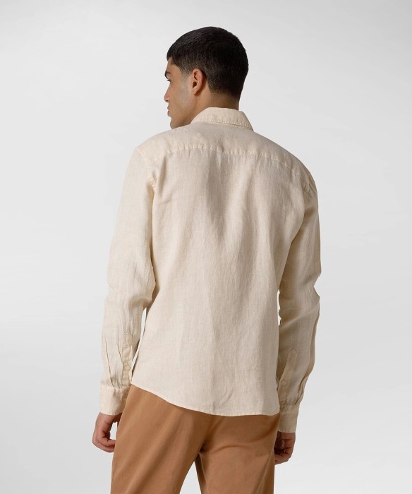 рубашка мужская vintex lino camicia  из дании вид сбоку