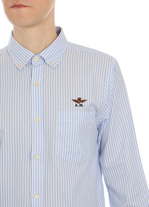 рубашка мужская  от бренда aeronautica militare вид слева